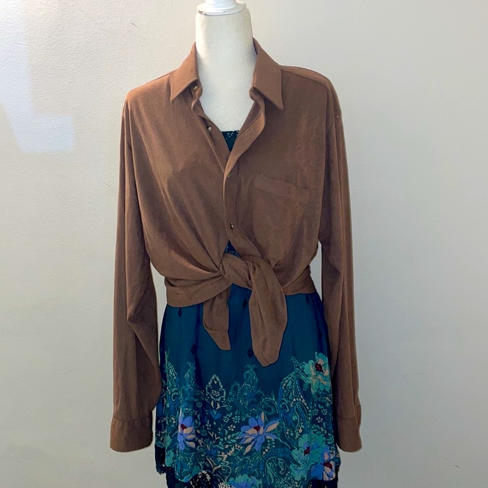 High sierra vintage Brown shirt for men or women. Size large